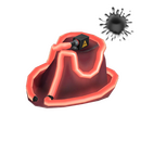 Смехотворно сумасшедшая сияющая федора странного типа