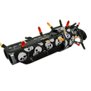 Skull Cracked Обрез (Немного поношенное)  с украшениями