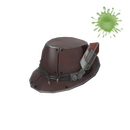 Титановая тирольская шляпа странного типа