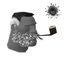 Lord Cockswain's Novelty Mutton Chops and Pipe