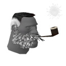 Lord Cockswain's Novelty Mutton Chops and Pipe