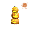 Towering Patch of Pumpkins