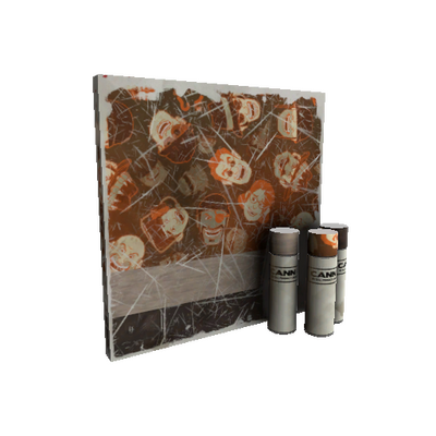 Sarsaparilla Sprayed War Paint (Well-Worn)