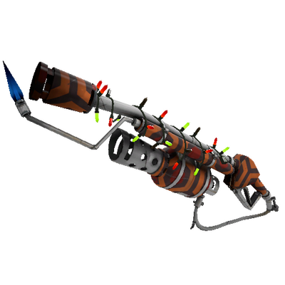 Unusual Festivized Professional Killstreak Cabin Fevered Flame Thrower (Minimal Wear)