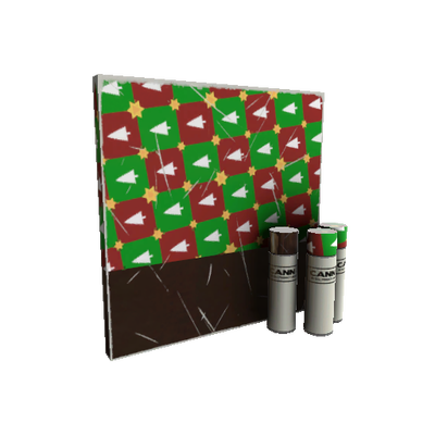 Gifting Mann's Wrapping Paper Боевая краска (Немного поношенное)