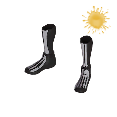 Жуткая обувка призрачного вида