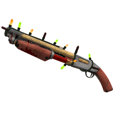 Strange Festivized Killstreak Civic Duty Mk.II Shotgun (Battle Scarred)