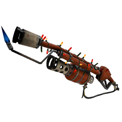 Strange Festivized Smalltown Bringdown Mk.II Flame Thrower (Well-Worn)