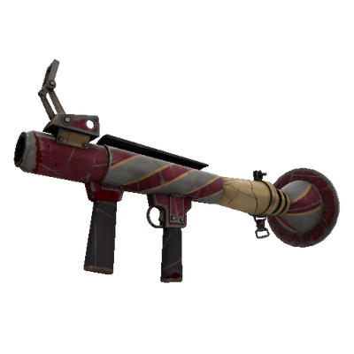 Saccharine Striped Rocket Launcher (Battle Scarred)