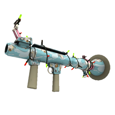 Festivized Killstreak Blue Mew Rocket Launcher (Factory New)