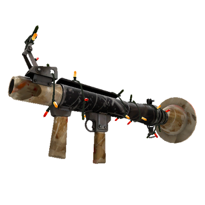Strange Festivized Killstreak American Pastoral Rocket Launcher (Battle Scarred)