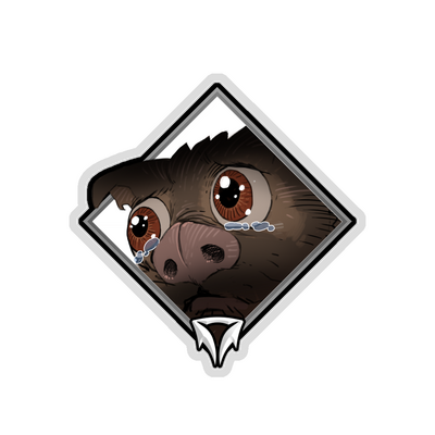 Золотая «Павшая корона»: наклейка с грустным Сопливчиком