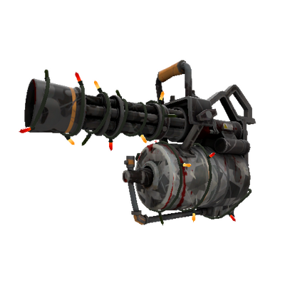 Festivized Night Owl Mk.II Minigun (Battle Scarred)