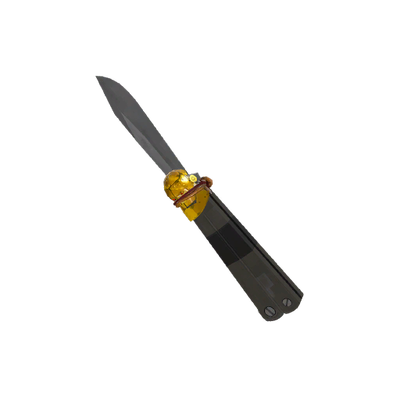 Strange Gold Botkiller Knife Mk.I