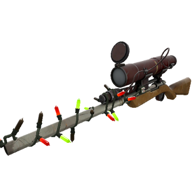Strange Festivized Coffin Nail Sniper Rifle (Field-Tested)