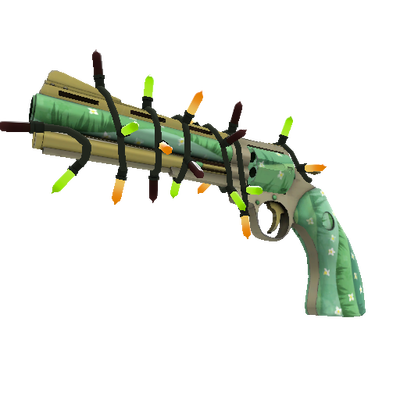 Unusual Festivized Professional Killstreak Flower Power Revolver (Factory New)
