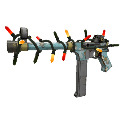 Strange Festivized Blue Mew SMG (Field-Tested)