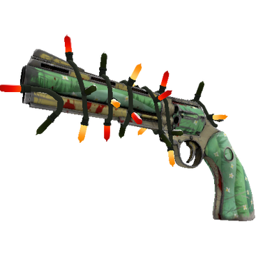 Strange Festivized Specialized Killstreak Flower Power Revolver (Well-Worn)