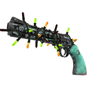 Broken Bones Револьвер (Поношенное) с украшениями серийного убийцы