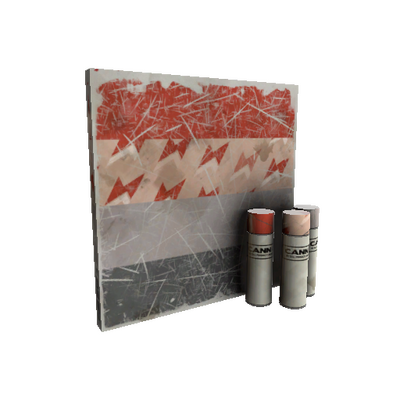 Strange Team Charged War Paint (Well-Worn)