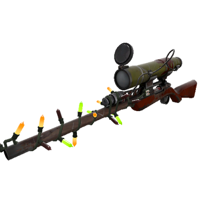 Festivized Wildwood Sniper Rifle (Well-Worn)