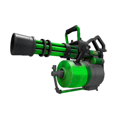 Health and Hell (Green) Minigun (Minimal Wear)