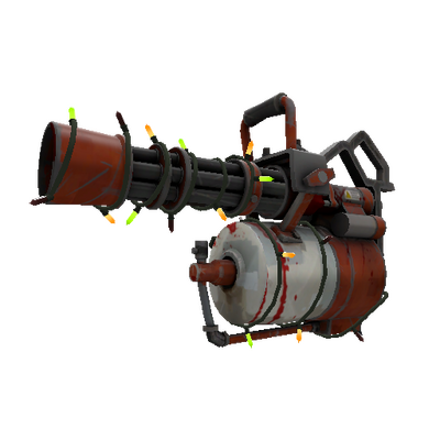 Team Serviced Пулемёт (Закалённое в боях)  с украшениями серийного убийцы