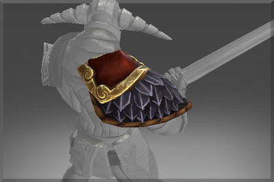 Inscribed Armature of the Belligerent Ram Pauldron