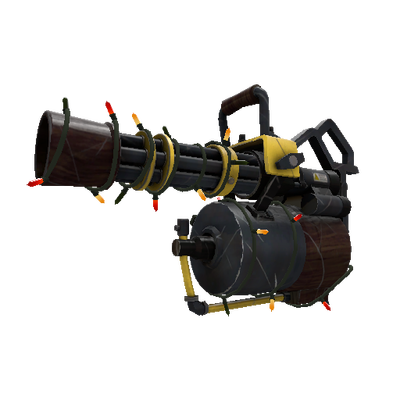 Festivized Iron Wood Minigun (Minimal Wear)