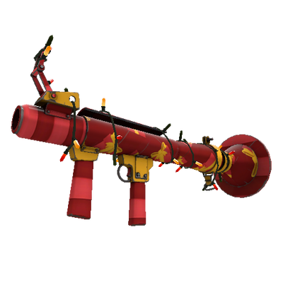 Strange Festivized Gift Wrapped Rocket Launcher (Minimal Wear)