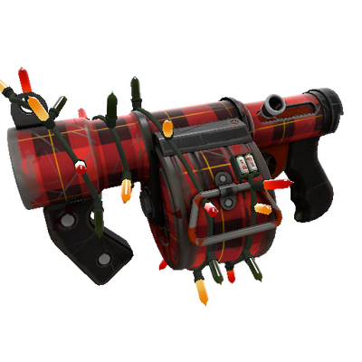 Strange Festivized Killstreak Plaid Potshotter Mk.II Stickybomb Launcher (Well-Worn)