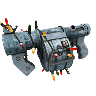 Unusual Festivized Glacial Glazed Stickybomb Launcher (Minimal Wear)