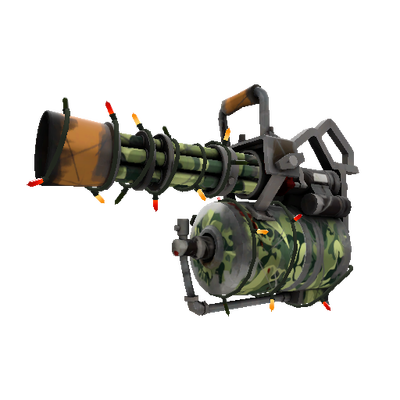 Strange Festivized Killstreak King of the Jungle Minigun (Well-Worn)