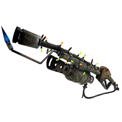 Strange Festivized Specialized Killstreak Forest Fire Flame Thrower (Well-Worn)