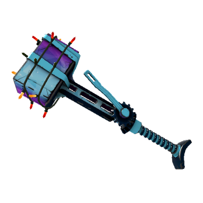 Strange Festivized Specialized Killstreak Frozen Aurora Powerjack (Field-Tested)