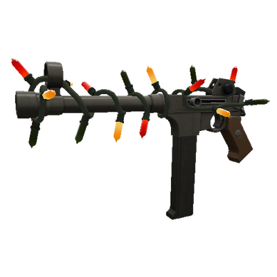 Пистолет-пулемёт с украшениями