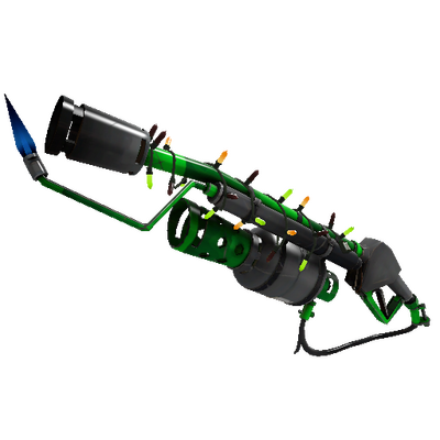 Health and Hell (Green) Огнемёт (Немного поношенное)  с украшениями