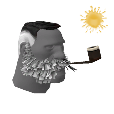 Lord Cockswain's Novelty Mutton Chops and Pipe