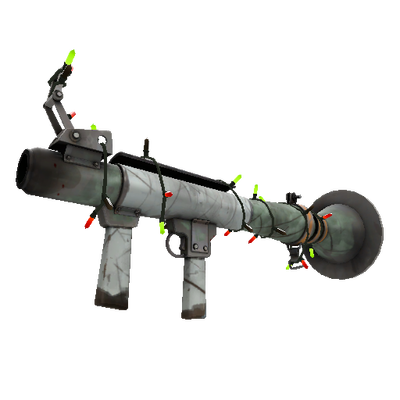 Strange Festivized Aqua Marine Rocket Launcher (Well-Worn)