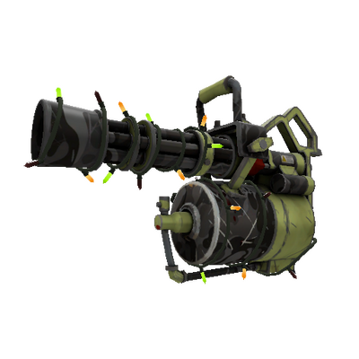 Festivized Woodsy Widowmaker Mk.II Minigun (Well-Worn)
