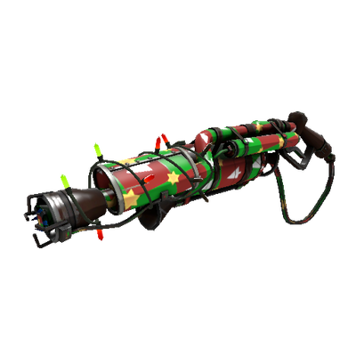 Unusual Festivized Professional Killstreak Gifting Mann's Wrapping Paper Degreaser (Field-Tested)