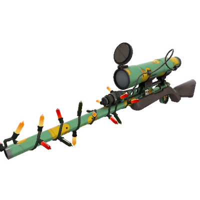 Unusual Festivized Professional Killstreak Quack Canvassed Sniper Rifle (Field-Tested)