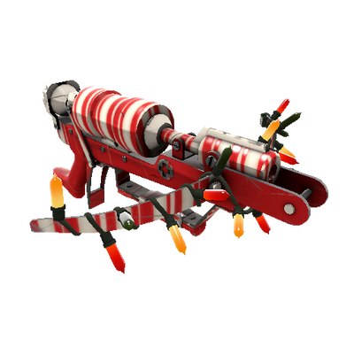 Strange Festivized Killstreak Peppermint Swirl Crusader's Crossbow (Field-Tested)