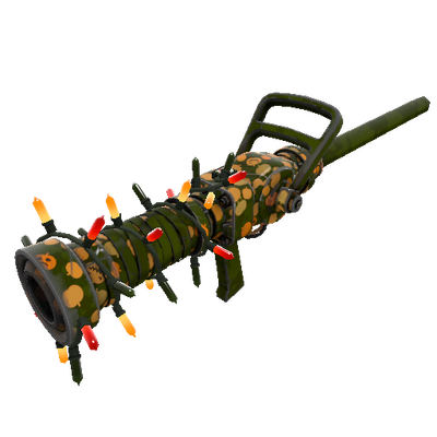 Unusual Festivized Specialized Killstreak Gourdy Green Medi Gun (Field-Tested)