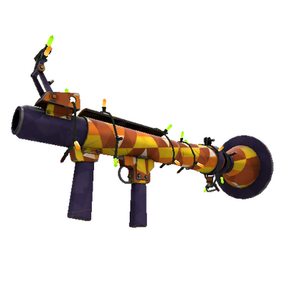 Strange Festivized Specialized Killstreak Candy Coated Rocket Launcher (Minimal Wear)