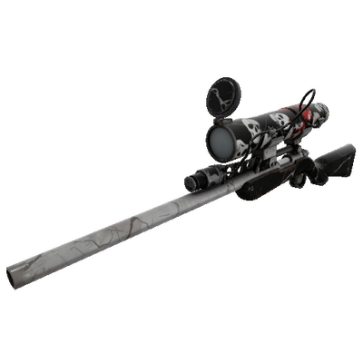 Unusual Professional Killstreak Skull Cracked Sniper Rifle (Well-Worn)
