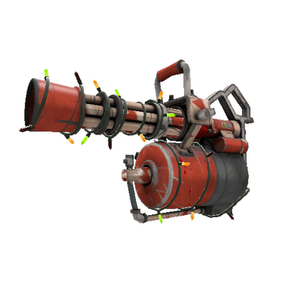 Team Charged Пулемёт (Поношенное) с украшениями странного типа