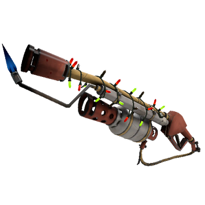 Strange Festivized Killstreak Civic Duty Mk.II Flame Thrower (Field-Tested)