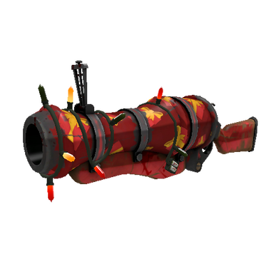 Strange Festivized Professional Killstreak Gift Wrapped Loose Cannon (Battle Scarred)