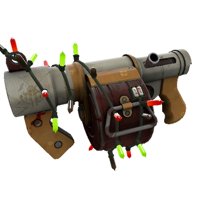Strange Festivized Killstreak Coffin Nail Stickybomb Launcher (Field-Tested)